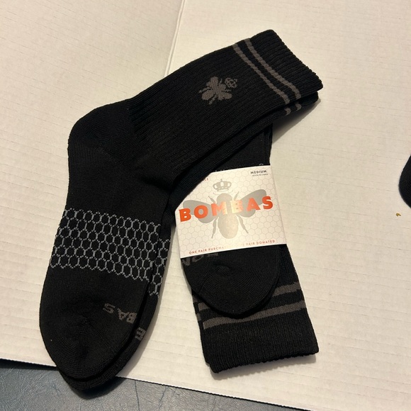 Bombas Black Socks. Medium. Women’s. NWT! New! 2 pairs of socks! BOGO! - Picture 10 of 14